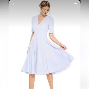 Gal Meets Glam Edith dress in light blue. Size 8.